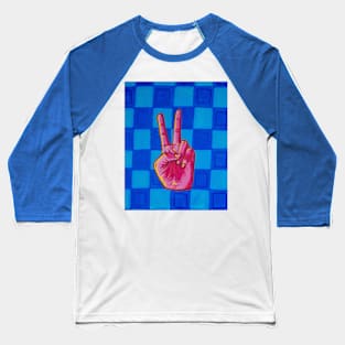 Peace Sign Color Pop Baseball T-Shirt